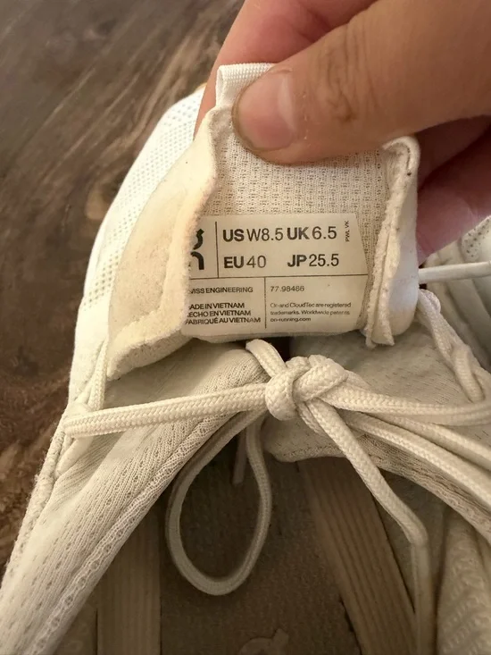 ON CloudNova Shoes White/Undyed Cloudtec Athletic Running Sneakers - Picture 7 of 11